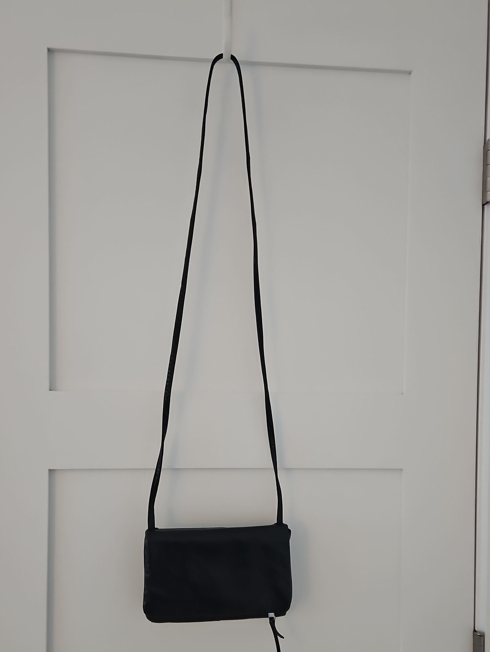 HOBO Black Leather Crossbody Bag